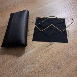 Rhinestone Lense-free Geometric Shaped Glasses Frames